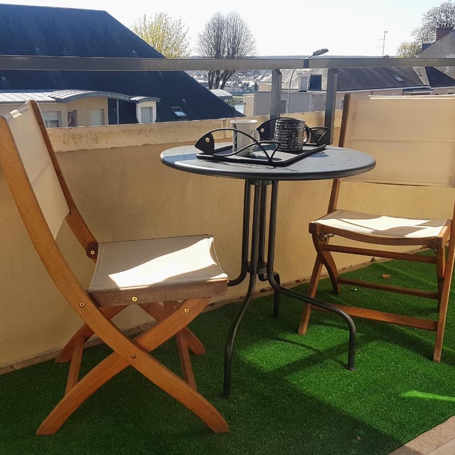 Le Vinci Studio Tout Confort Proche Centre Ville Avec Terrasse Et Parking بلْوا المظهر الخارجي الصورة